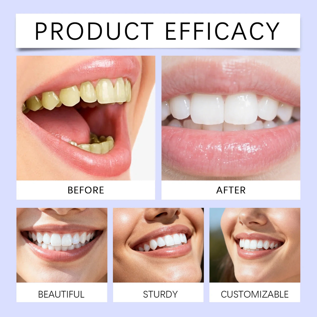 Purple Teeth Whitening Strips