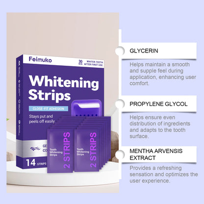 Purple Teeth Whitening Strips